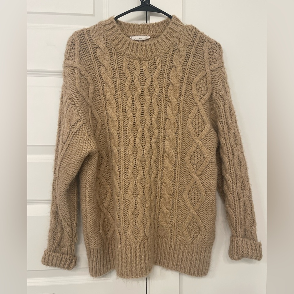 Mango Cable Knit Crewneck Sweater (worn a handful of times, excellent condition)